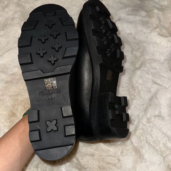 Madewell The Camryn Chelsea Boot in Leather English Saddle Size 8.5 MISSING LACE - Picture 7 of 9